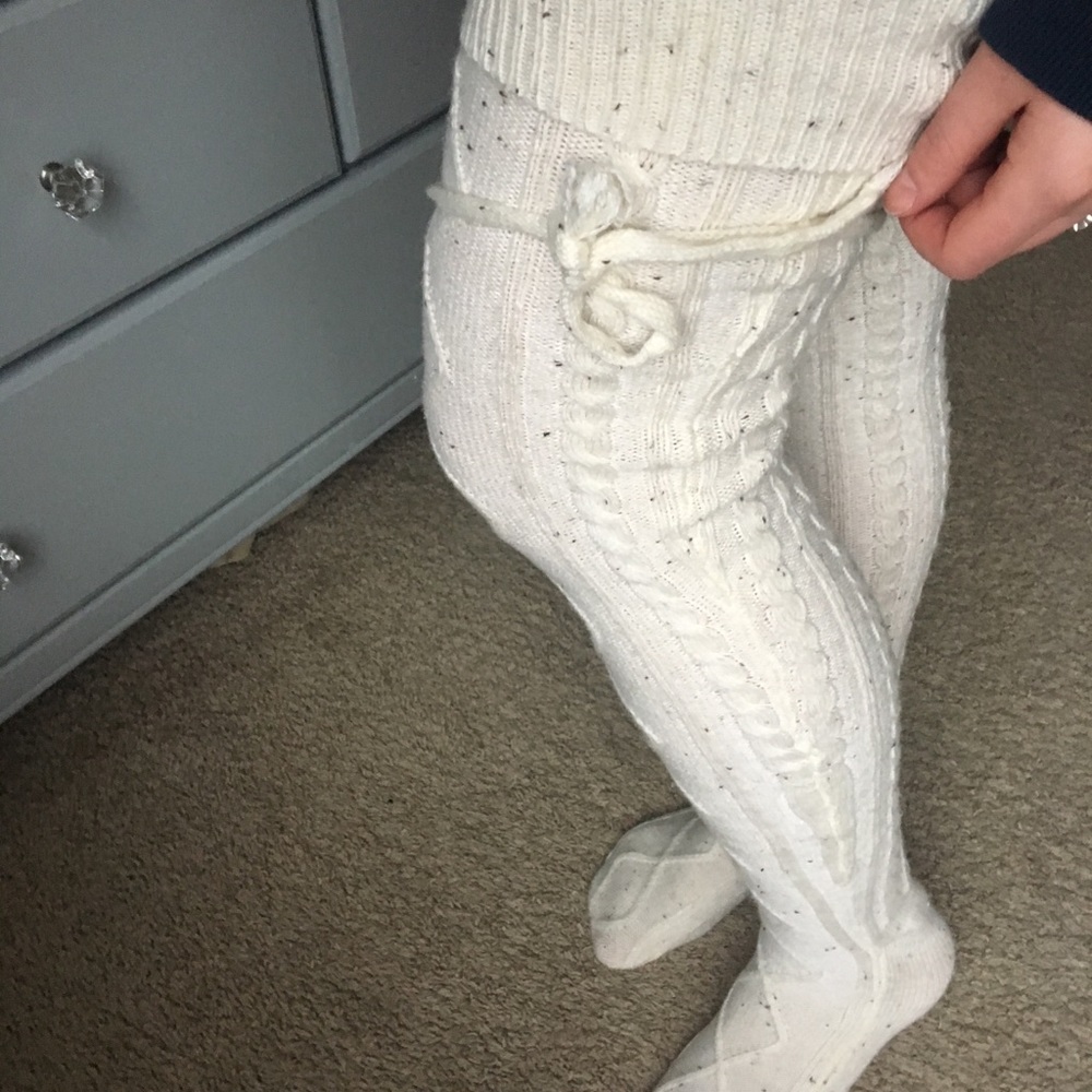 Grace and Lace Thigh High Sweater Socks